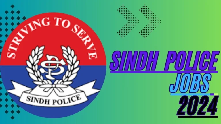 Sindh Police Jobs 2024