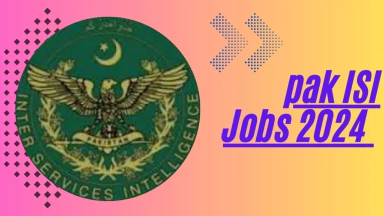 ISI Jobs Application Process apply online